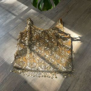 Vintage Sequin Beaded Sweater Tank